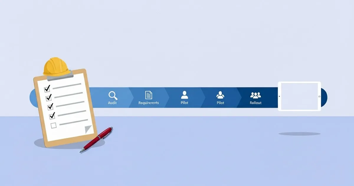Digitalisierung im Handwerk: Der 90-Tage-Fahrplan vom Klemmbrett zum System