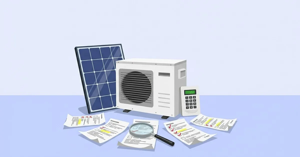 Eingangsrechnungen verschiedener Großhändler auf einem Schreibtisch neben einem digitalen Dashboard mit Projektkalkulation im Handwerksbetrieb