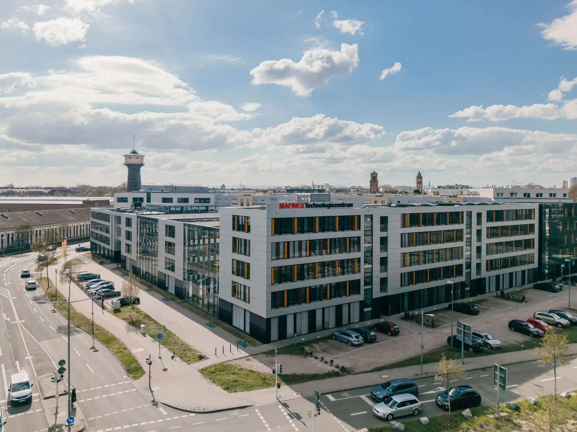 MAFINEX Technologiezentrum aus der Luft